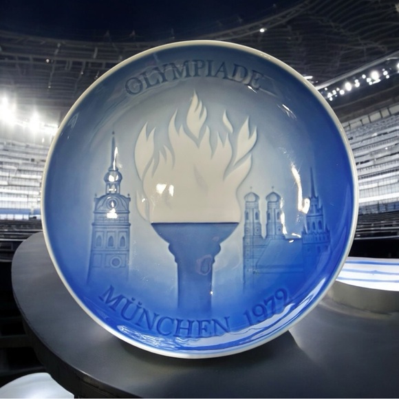 Vintage 1972 Munich Olympic Bing & Grondahl Copenhagen Collectors Plate Preowned - Picture 11 of 14